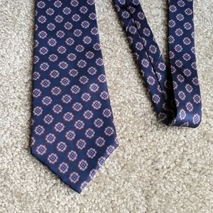 Christian Dior blue silk tie